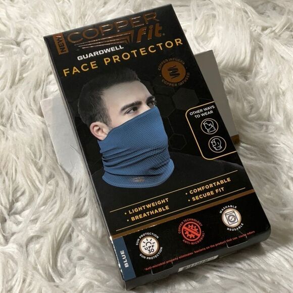 🟢3 items for $20——-COPPER Fit face protector blue NEW OSFM - Picture 7 of 7